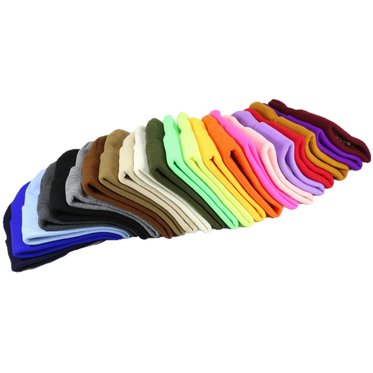 Satin-Lined Knitted Beanie Hats